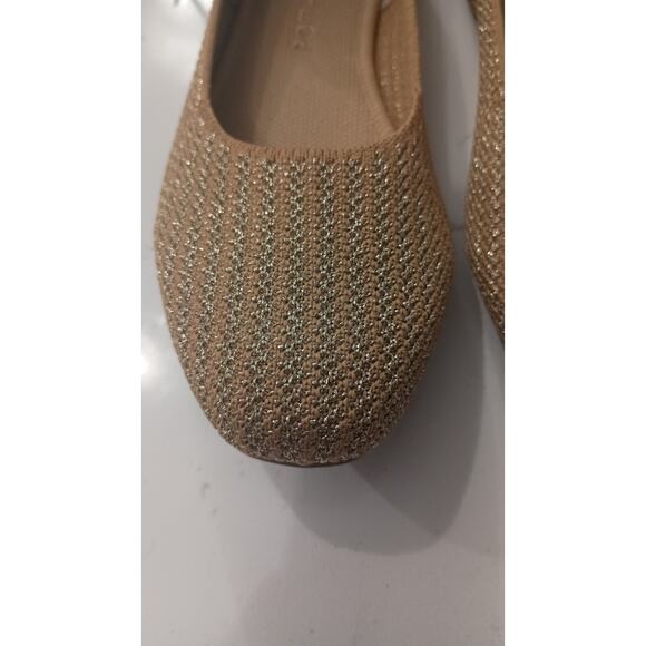 NWT! Rothy's square toe wrap in Gold. Woman's size 8. chic, elegant, bohemian - Picture 6 of 11